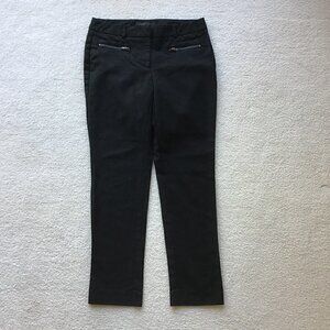 KENNETH COLE SIZE 2 BLACK SKINNY TROUSERS